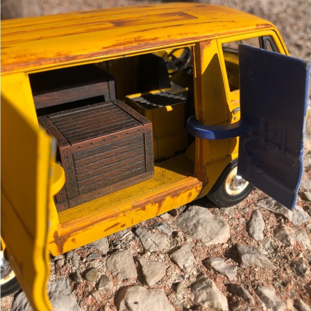 Patina Finished Dodge A100 Van Hippy panel Van 1964 Liberty Classics coin bank💛 - Picture 10 of 11